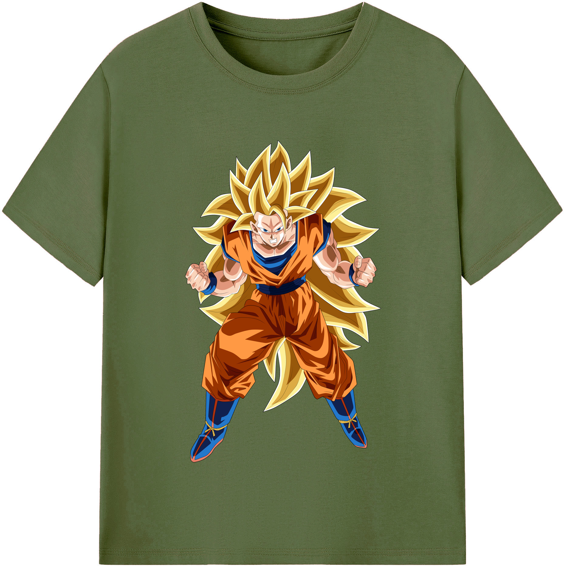 （画像用） ドラゴンボール 孫悟空（そん ごくう）Son Goku カカロット DRAGON BALL Kakarotto 綿100％半袖Tシャツ（フロントプリント）